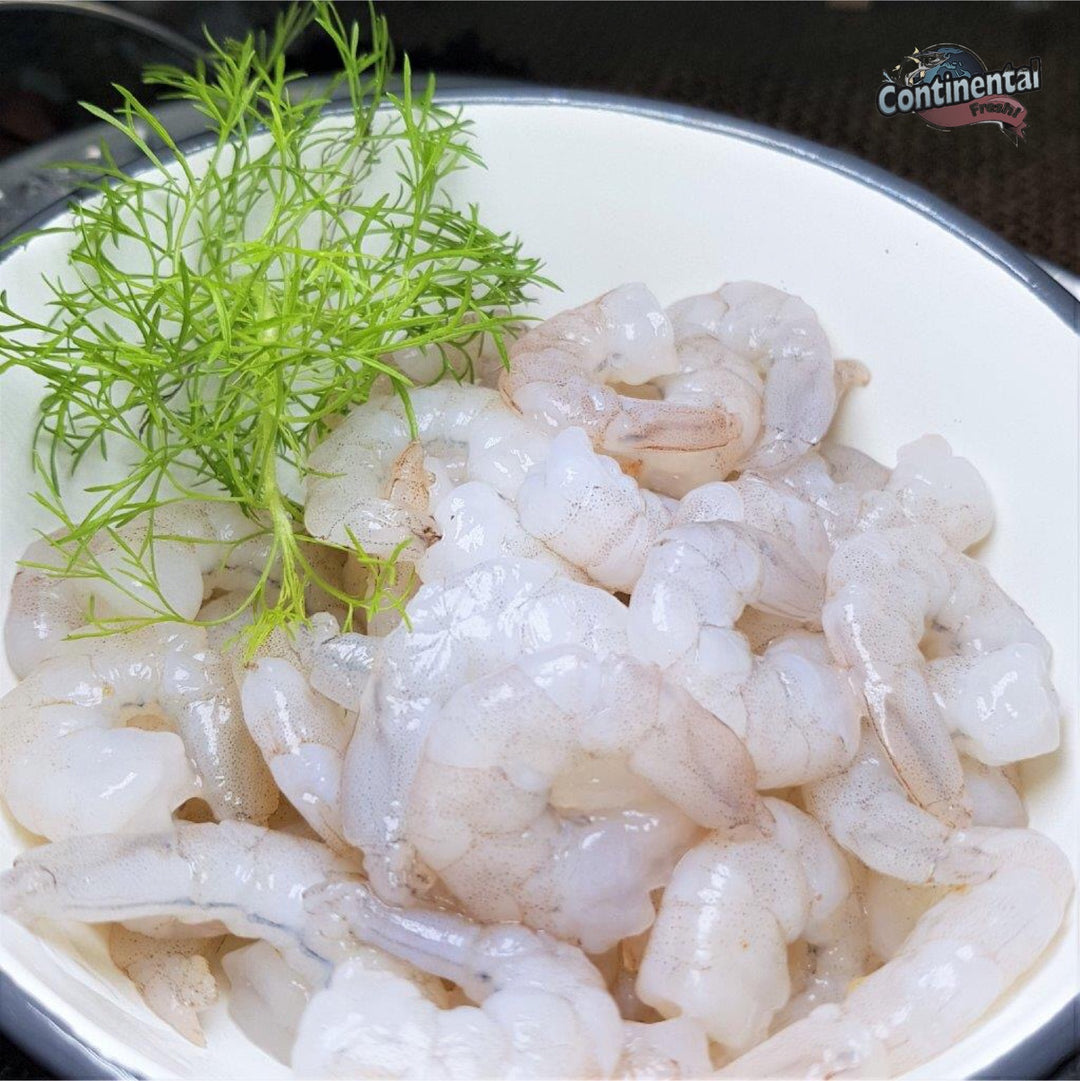 Prawn Medium (Cleaned, De-shelled & Deveined) (Gross wt: 1050 gms ...